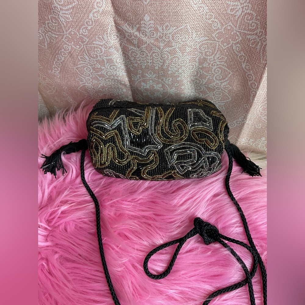 Vintage Christian Dior Handmade Beaded Purse